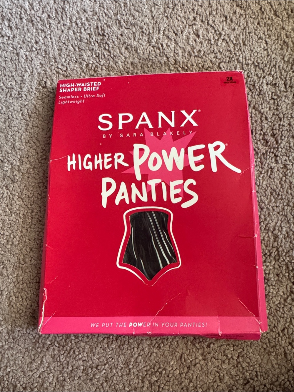 SPANX Higher Power Panties - Bright Red Box
